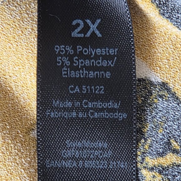 GENTLY USED, GEORGE BLOUSE, 2XL!!! - Picture 2 of 3